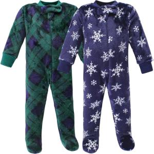 image:imageHudson Baby babygirls Plush Sleep and PlayHudson Baby Unisex Baby Plush Sleep and Play Navy Snowflake 03 MonthsNavy Snowflake