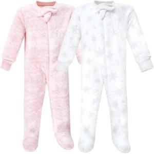 image:imageHudson Baby babygirls Plush Sleep and PlayHudson Baby Unisex Baby Plush Sleep and Play Navy Snowflake 03 MonthsSnowflakes