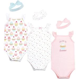 image:imageHudson Baby girls Sleeveless Bodysuit and Headband SetBaby and Toddler TShirt SetSweetest Cupcake