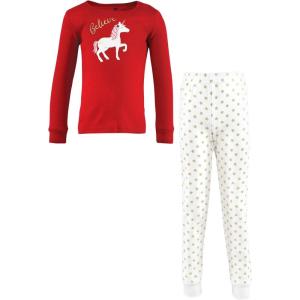 image:imageHudson Baby unisexbaby Cotton Pajama SetChristmas Unicorn