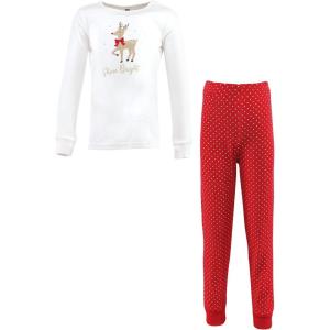 image:imageHudson Baby unisexbaby Cotton Pajama SetFancy Rudolph