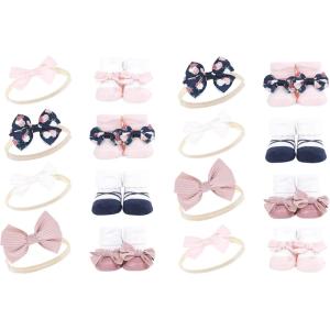 image:imageLuvable Friends Unisex Baby Silicone BibsBlue Blush Floral