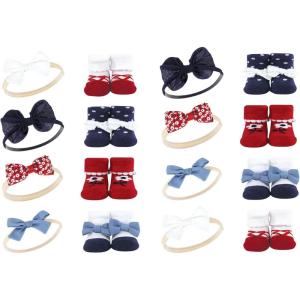 image:imageLuvable Friends Unisex Baby Silicone BibsRed Navy Flower