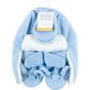 image:imageHudson Baby Baby Hudson Baby Unisex Baby Trapper Hat Mitten and Bootie Set Tan Bear 06 MonthsBlue Elephant