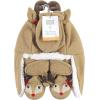 image:imageHudson Baby Girls 12Pc Cotton Headband and Scratch Mitten SetSanta Girl Reindeer