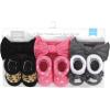 image:imageHudson Baby Girls Headband and Socks GiftsetBlack Wild Rose Leopard