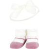 image:imageHudson Baby Girls Headband and Socks GiftsetBlush Mint