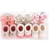 image:imageHudson Baby Girls Headband and Socks GiftsetBlush Rose