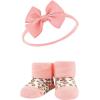 image:imageHudson Baby Girls Headband and Socks GiftsetBlush Rose