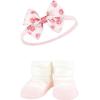 image:imageHudson Baby Girls Headband and Socks GiftsetBlush Rose