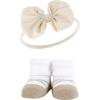 image:imageHudson Baby Girls Headband and Socks GiftsetBlush Taupe