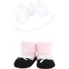 image:imageHudson Baby Girls Headband and Socks GiftsetBlush White