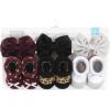 image:imageHudson Baby Girls Headband and Socks GiftsetBurgundy Leopard