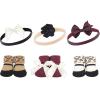 image:imageHudson Baby Girls Headband and Socks GiftsetBurgundy Leopard 6pack