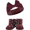 image:imageHudson Baby Girls Headband and Socks GiftsetBurgundy Orange