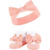 image:imageHudson Baby Girls Headband and Socks GiftsetBurgundy Teal