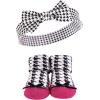 image:imageHudson Baby Girls Headband and Socks GiftsetDark Pink Black 10pack