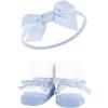 image:imageHudson Baby Girls Headband and Socks GiftsetDark Red Blue