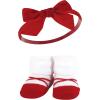 image:imageHudson Baby Girls Headband and Socks GiftsetDark Red Blue