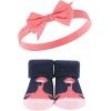 image:imageHudson Baby Girls Headband and Socks GiftsetFlamingo 10pack