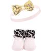 image:imageHudson Baby Girls Headband and Socks GiftsetGold Sequin