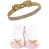 image:imageHudson Baby Girls Headband and Socks GiftsetGold Unicorn 10pack
