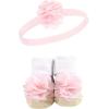 image:imageHudson Baby Girls Headband and Socks GiftsetGold Unicorn 10pack