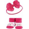 image:imageHudson Baby Girls Headband and Socks GiftsetGreen Purple