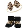 image:imageHudson Baby Girls Headband and Socks GiftsetLeopard