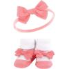 image:imageHudson Baby Girls Headband and Socks GiftsetNavy Coral