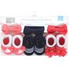 image:imageHudson Baby Girls Headband and Socks GiftsetNavy Coral