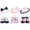 image:imageHudson Baby Girls Headband and Socks GiftsetNavy Love