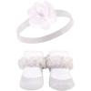 image:imageHudson Baby Girls Headband and Socks GiftsetNavy White 10pack