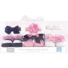 image:imageHudson Baby Girls Headband and Socks GiftsetNavy White 6pack