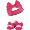 image:imageHudson Baby Girls Headband and Socks GiftsetPink Black