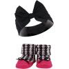 image:imageHudson Baby Girls Headband and Socks GiftsetPink Black