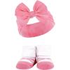 image:imageHudson Baby Girls Headband and Socks GiftsetPink Black