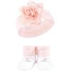 image:imageHudson Baby Girls Headband and Socks GiftsetPink Black Gray