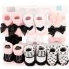 image:imageHudson Baby Girls Headband and Socks GiftsetPink Black Love 10pack