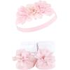 image:imageHudson Baby Girls Headband and Socks GiftsetPink Gray Flower