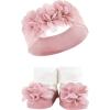 image:imageHudson Baby Girls Headband and Socks GiftsetPink Green