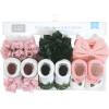 image:imageHudson Baby Girls Headband and Socks GiftsetPink Green