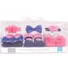 image:imageHudson Baby Girls Headband and Socks GiftsetPink Navy Flower