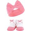 image:imageHudson Baby Girls Headband and Socks GiftsetPink Purple