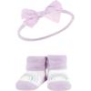 image:imageHudson Baby Girls Headband and Socks GiftsetPurple Mint Rainbow