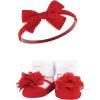 image:imageHudson Baby Girls Headband and Socks GiftsetRed Blue
