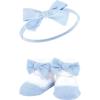 image:imageHudson Baby Girls Headband and Socks GiftsetRed Blue