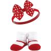 image:imageHudson Baby Girls Headband and Socks GiftsetRed Houndstooth