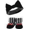 image:imageHudson Baby Girls Headband and Socks GiftsetRed Houndstooth Bows