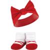 image:imageHudson Baby Girls Headband and Socks GiftsetRed Houndstooth Bows